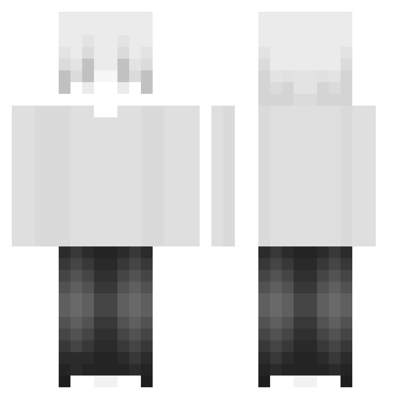 SpoconyXsensei Minecraft skin, front and back view
