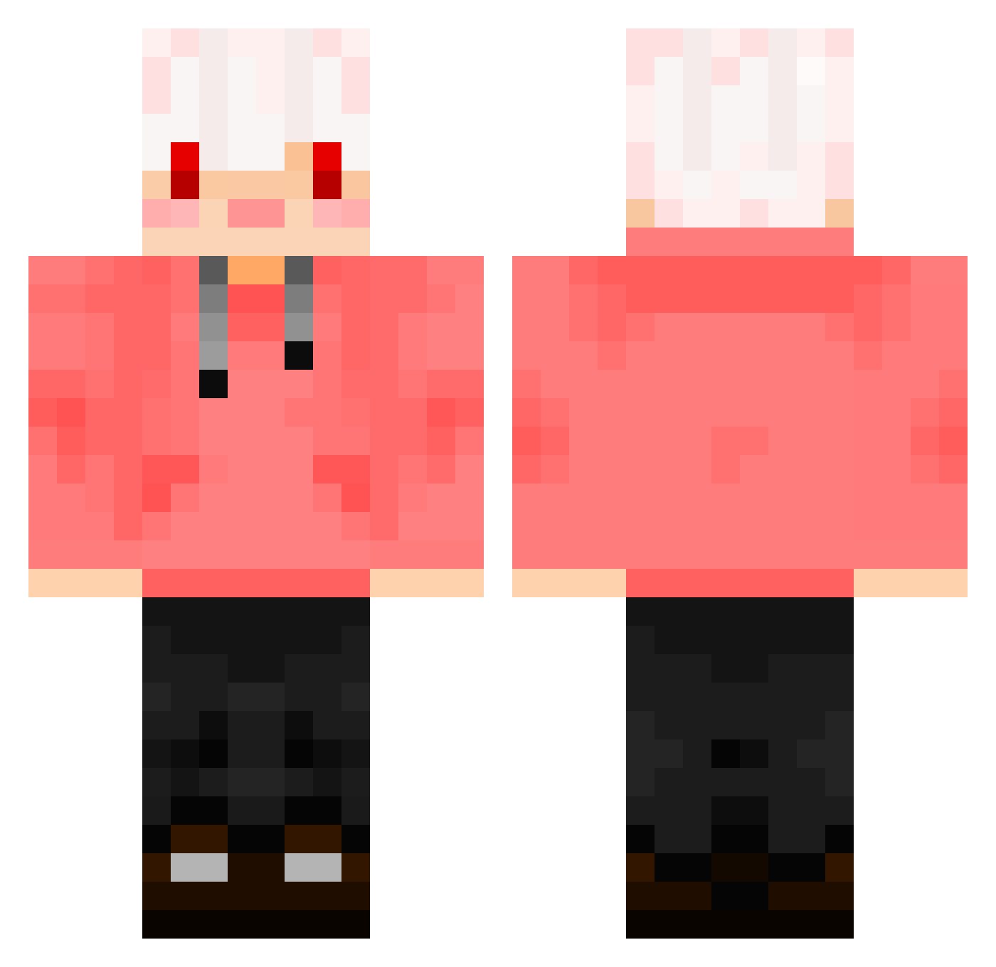 SUTA_v01 Minecraft skin, front and back view