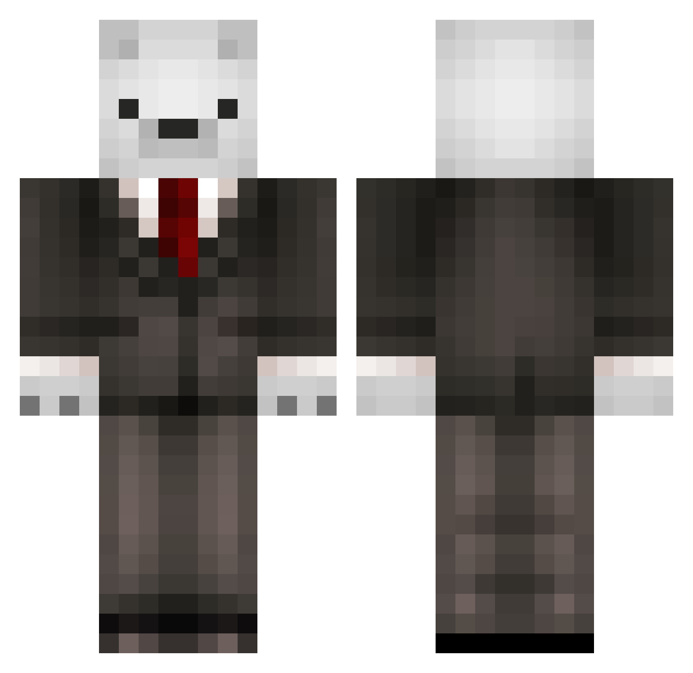 Daniel_Bestik Minecraft skin, front and back view
