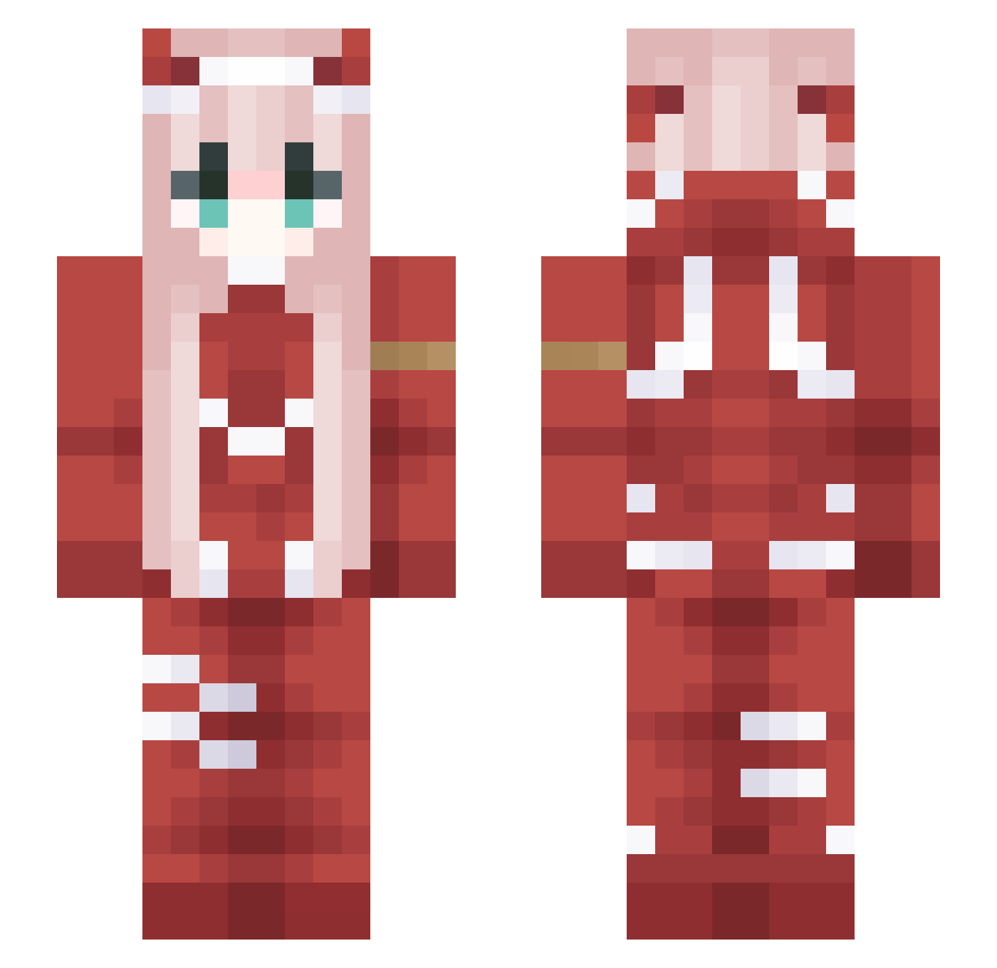 SonaKawannn Minecraft skin, front and back view