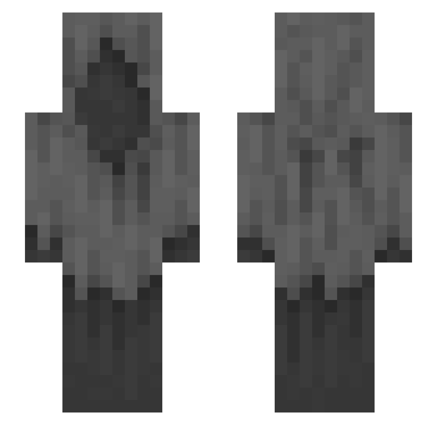 Zeta__1 Minecraft skin, front and back view