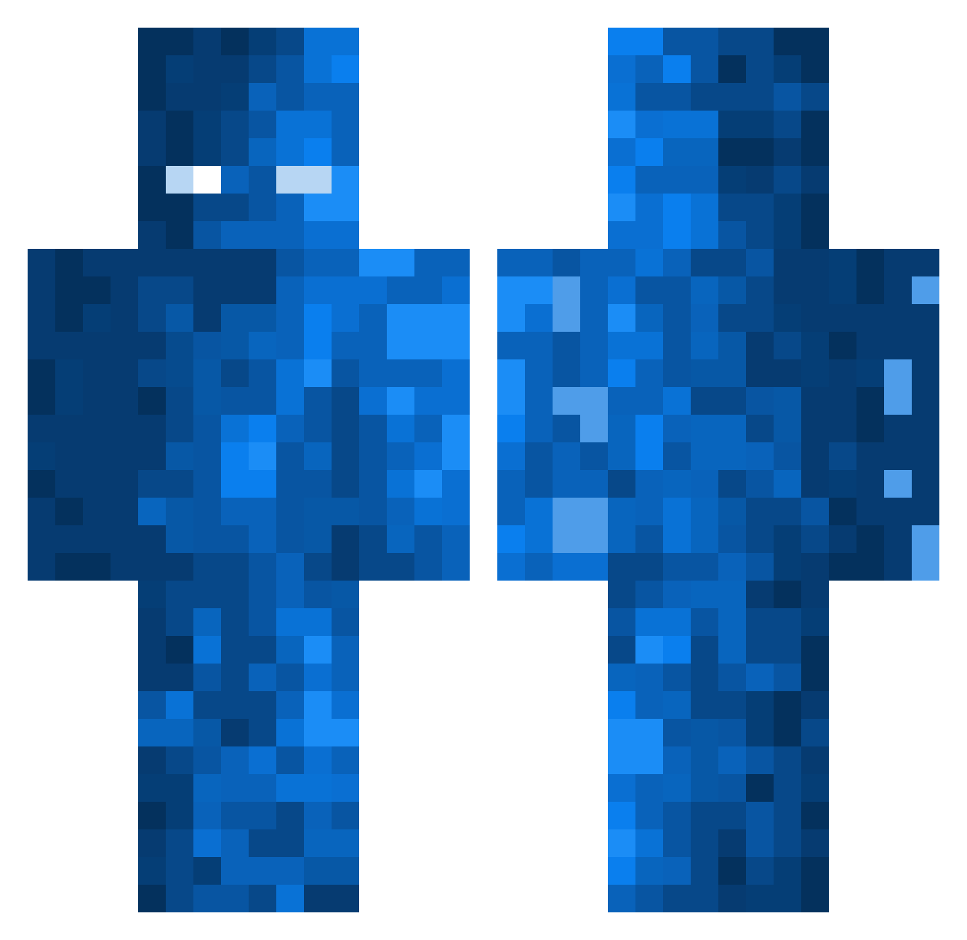 thisnameiscool Minecraft skin, front and back view