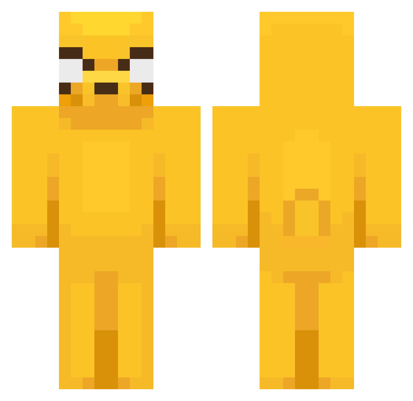 V_Ronnin_V Minecraft skin, front and back view