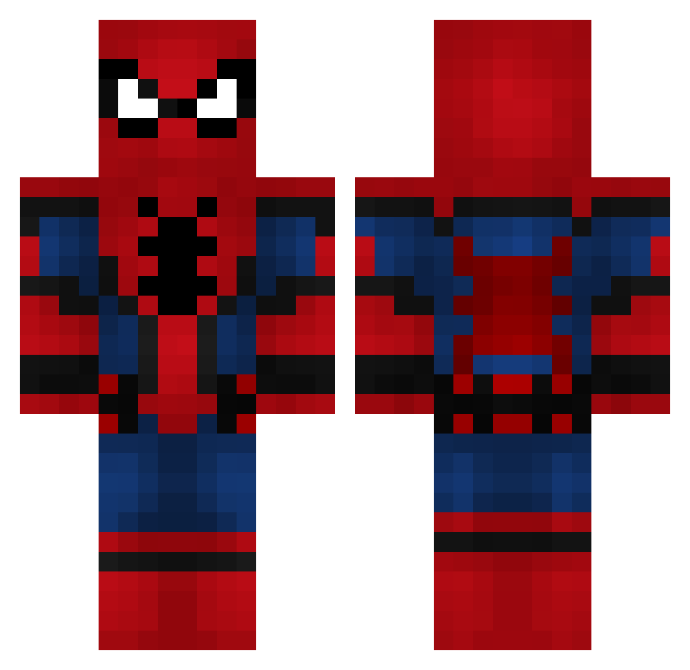 ARROWFLASH8558 Minecraft skin, front and back view