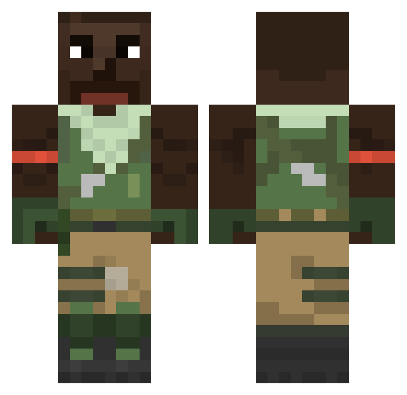 szkudi2115 Minecraft skin, front and back view