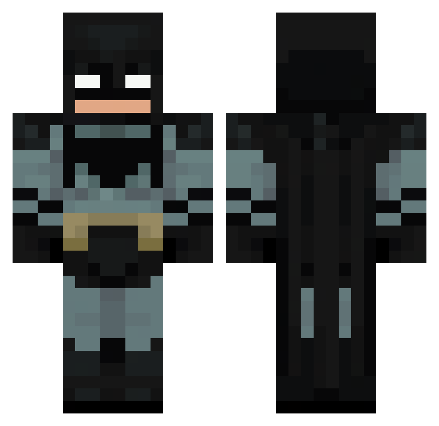VantageVI Minecraft skin, front and back view
