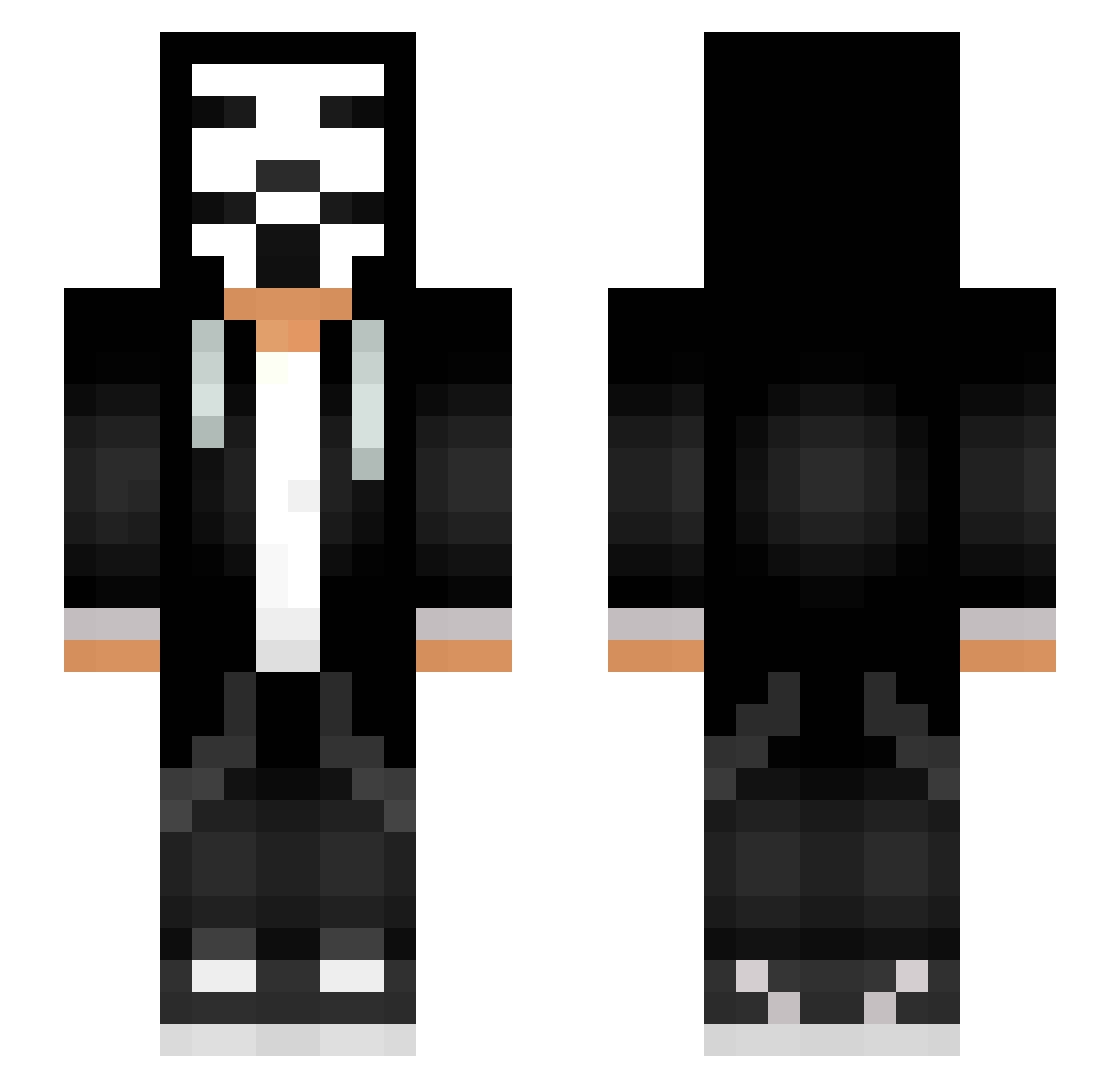 Lord_Kaemmler Minecraft skin, front and back view