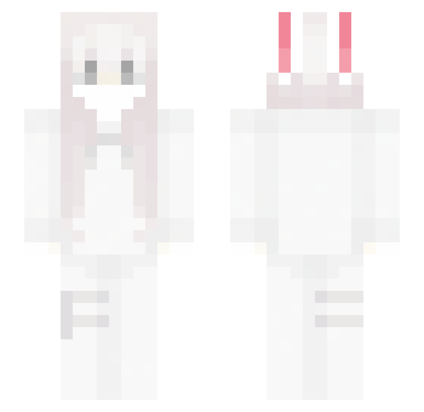 TheIndioHurtman Minecraft skin, front and back view