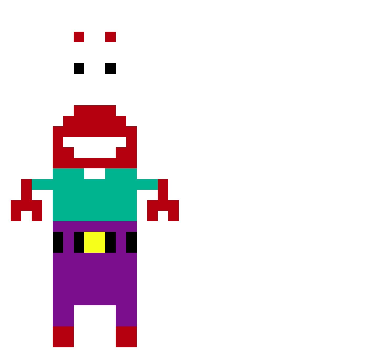 friccfracc Minecraft skin, front and back view