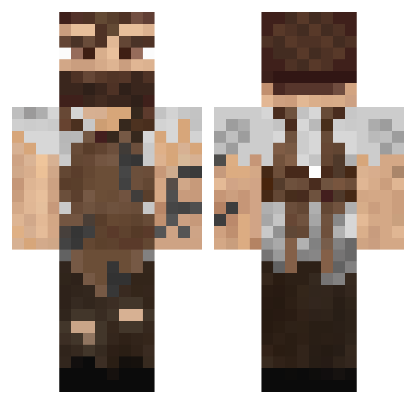 Febrezz Minecraft skin, front and back view