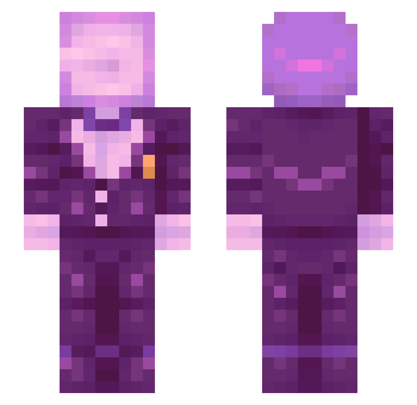 goofball8786 Minecraft skin, front and back view
