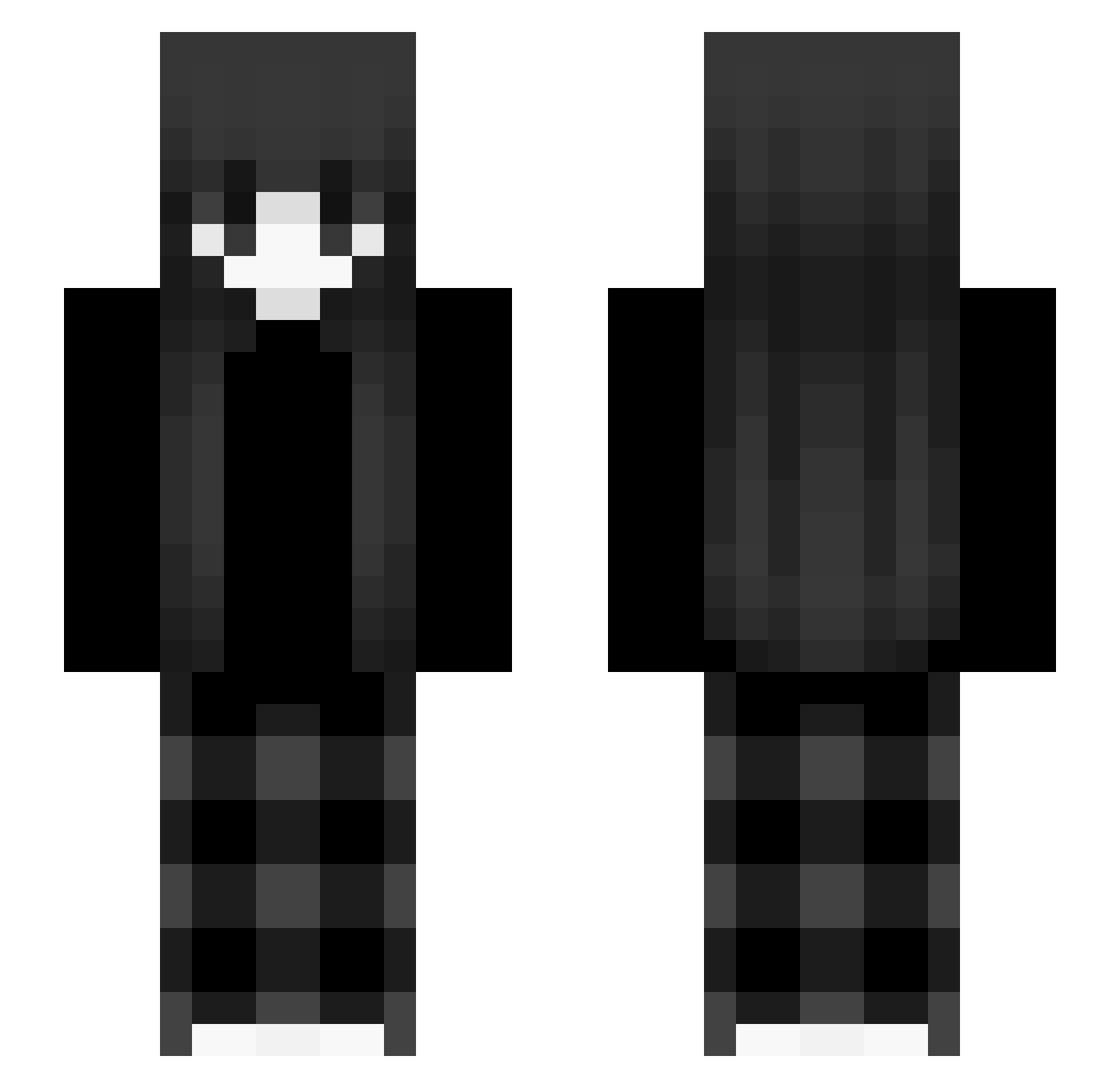 Sna1lBerry Minecraft skin, front and back view