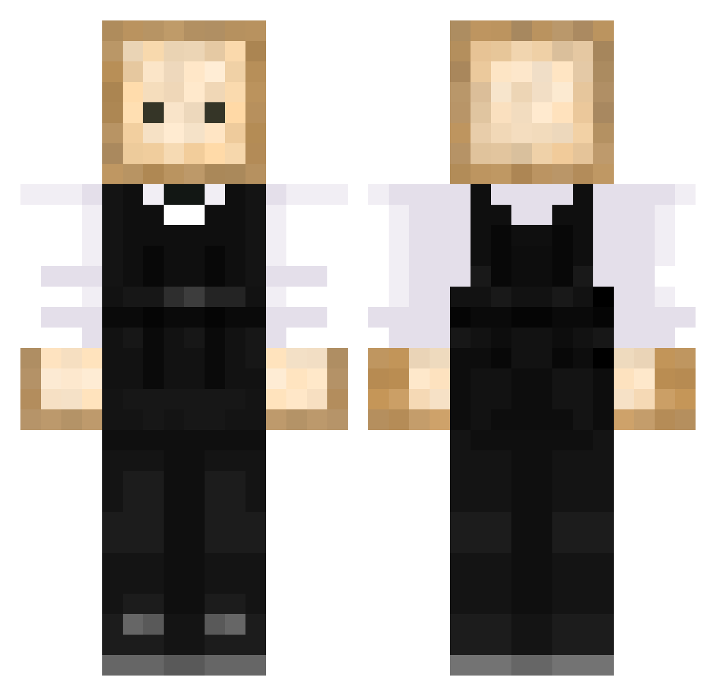 Cheese_Dog05 Minecraft skin, front and back view