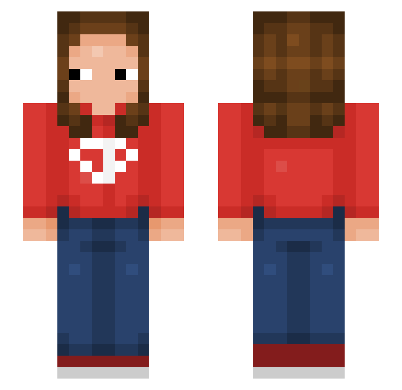 smalt_ Minecraft skin, front and back view