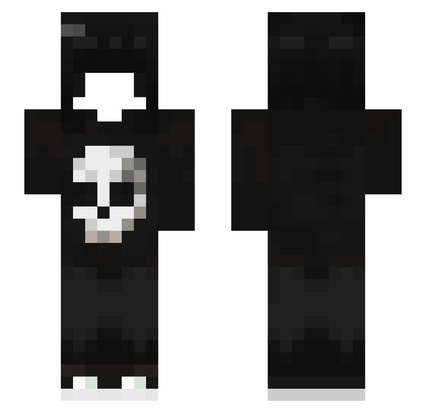 WaCKyDeViL Minecraft skin, front and back view
