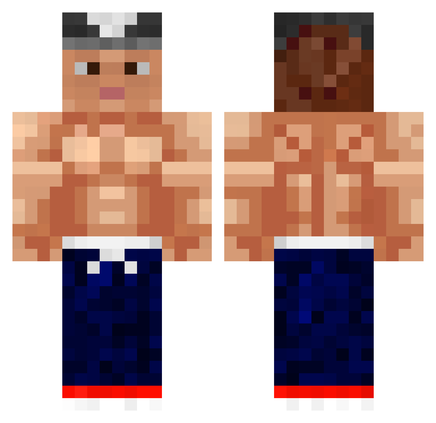 Andrew__Eubanks Minecraft skin, front and back view