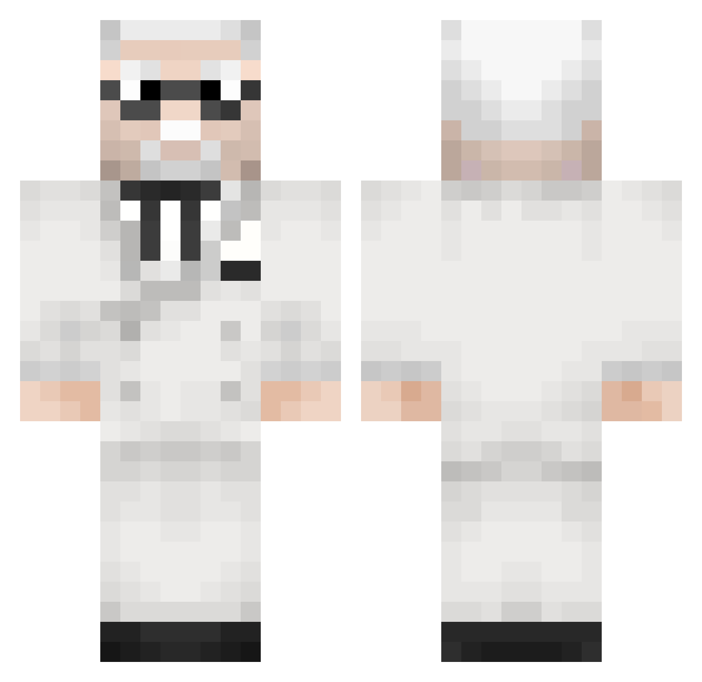 ito_haemyo Minecraft skin, front and back view