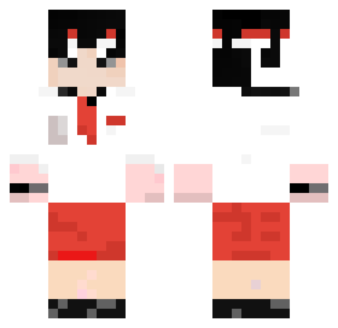 zFqn_ Minecraft skin, front and back view