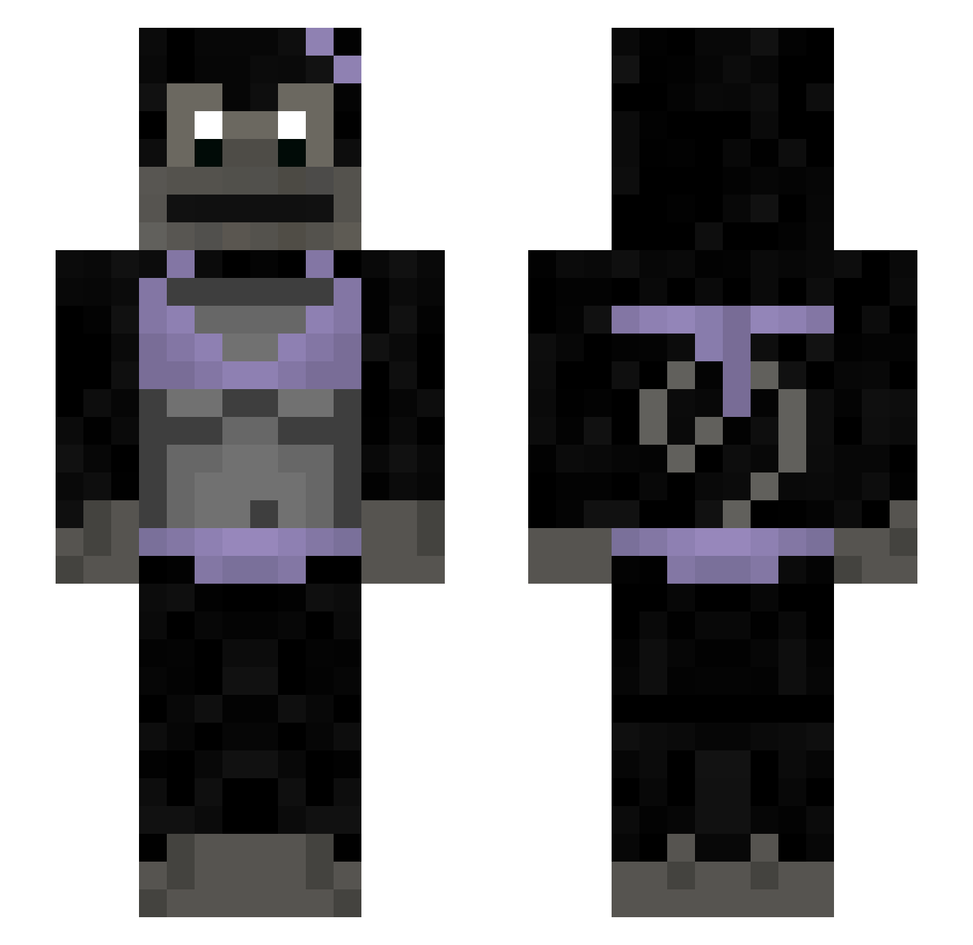 faze_jaqavius912 Minecraft skin, front and back view