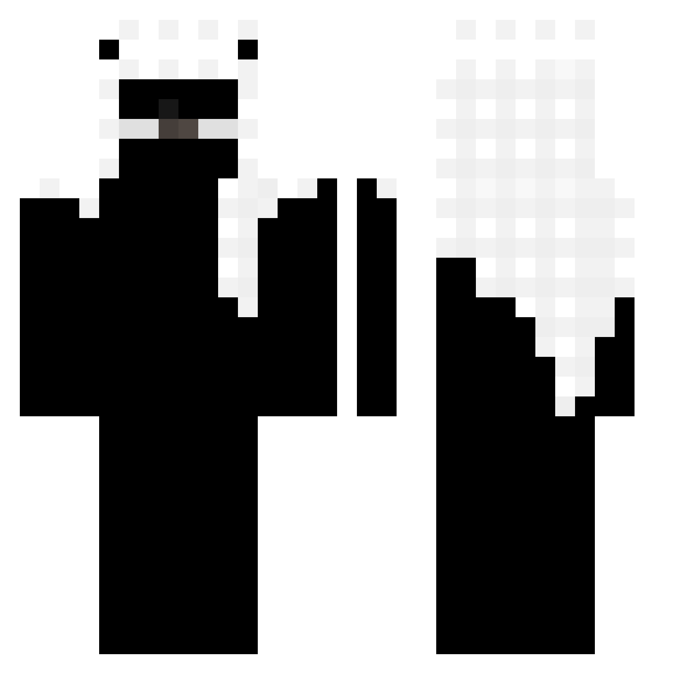 Taekunn Minecraft skin, front and back view