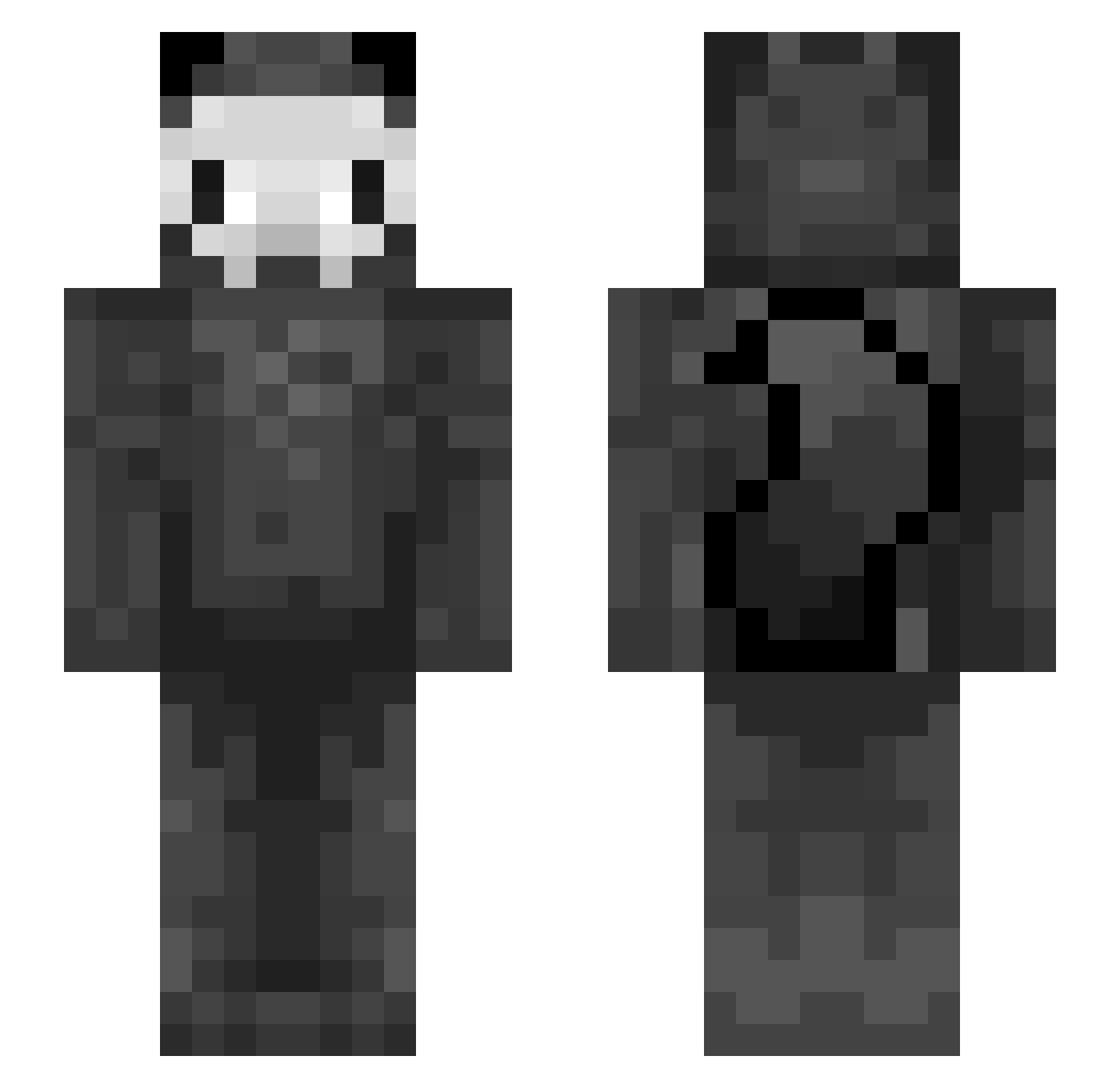 leosenses Minecraft skin, front and back view