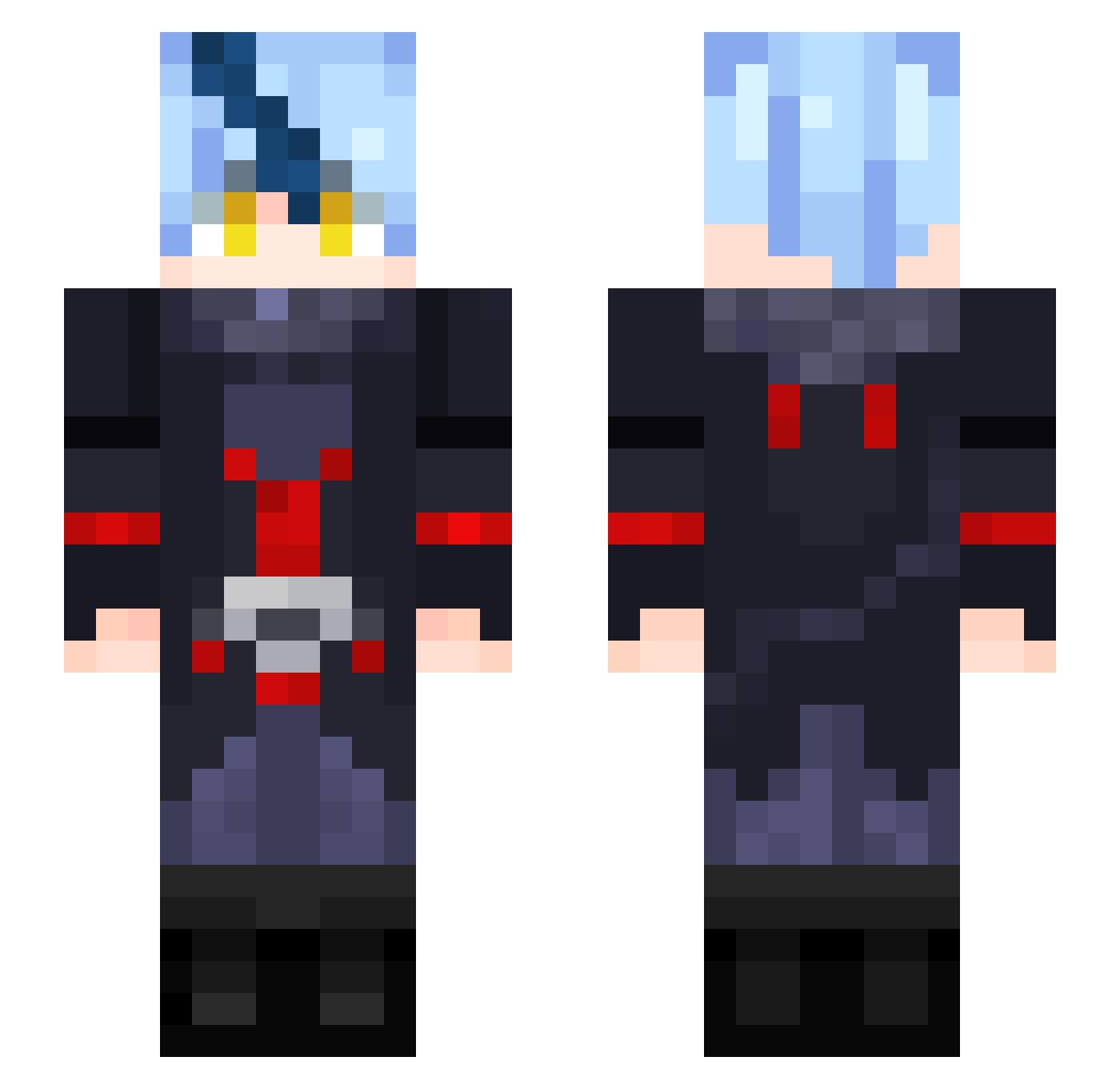 shinzok_ Minecraft skin, front and back view