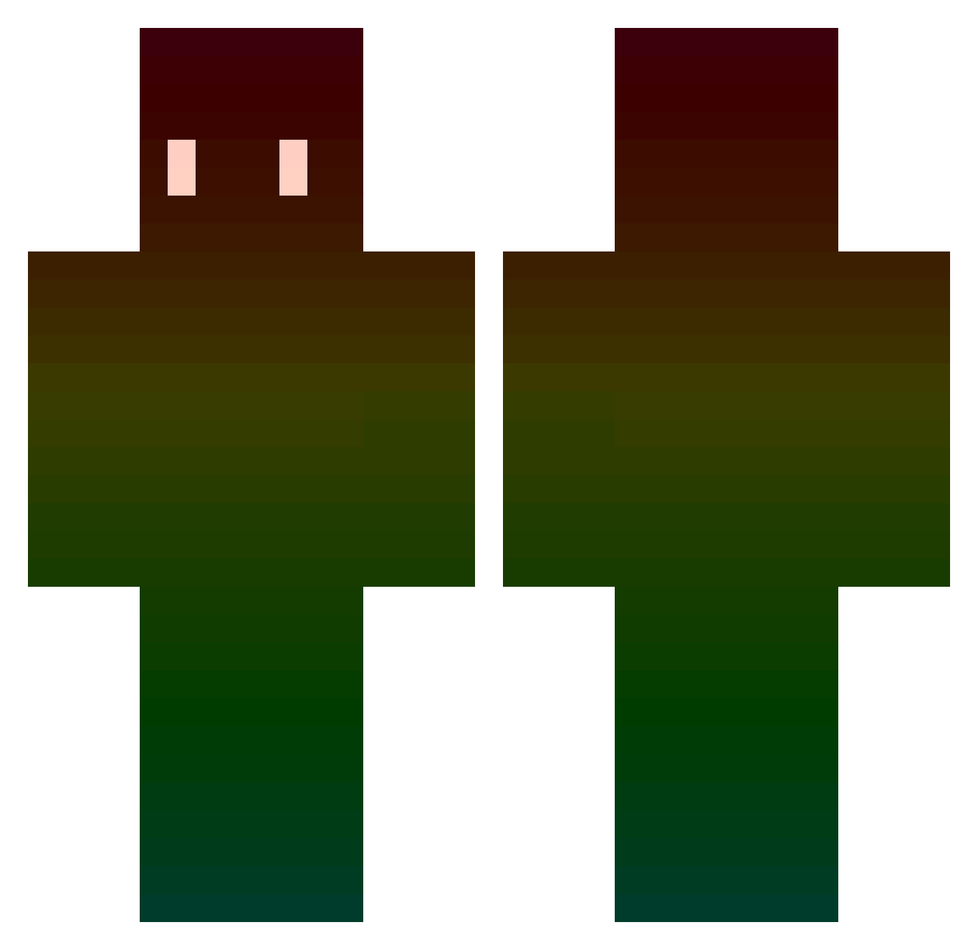 Tre_719 Minecraft skin, front and back view