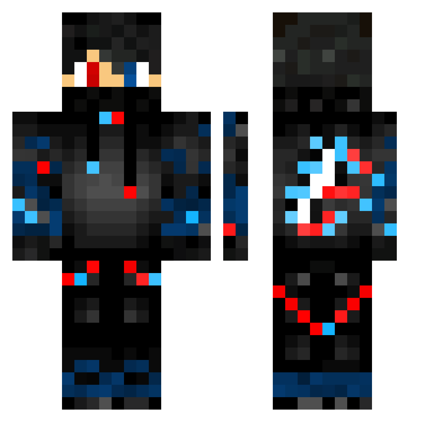 LecvitirdMosconi Minecraft skin, front and back view