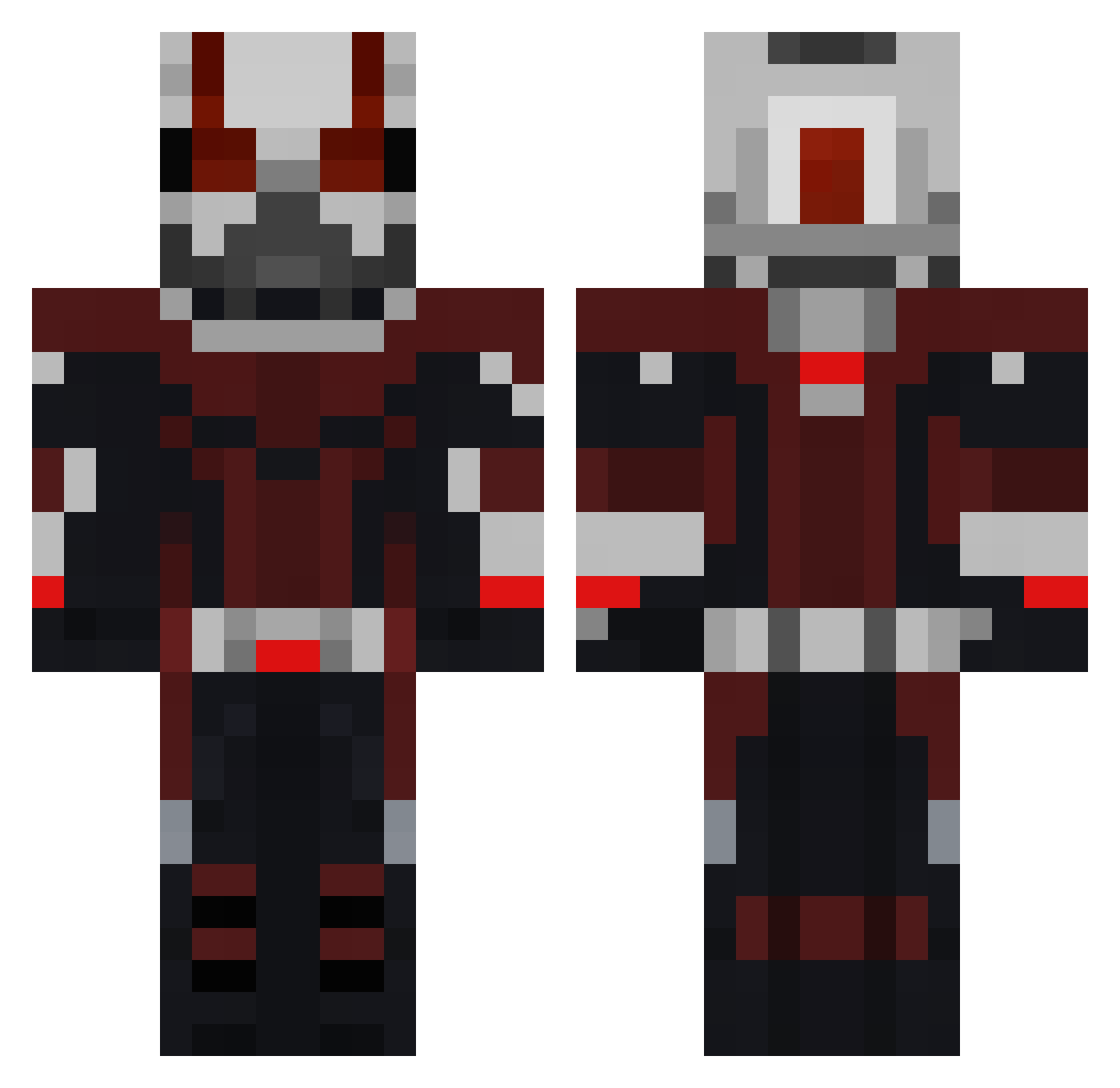sepjuan Minecraft skin, front and back view