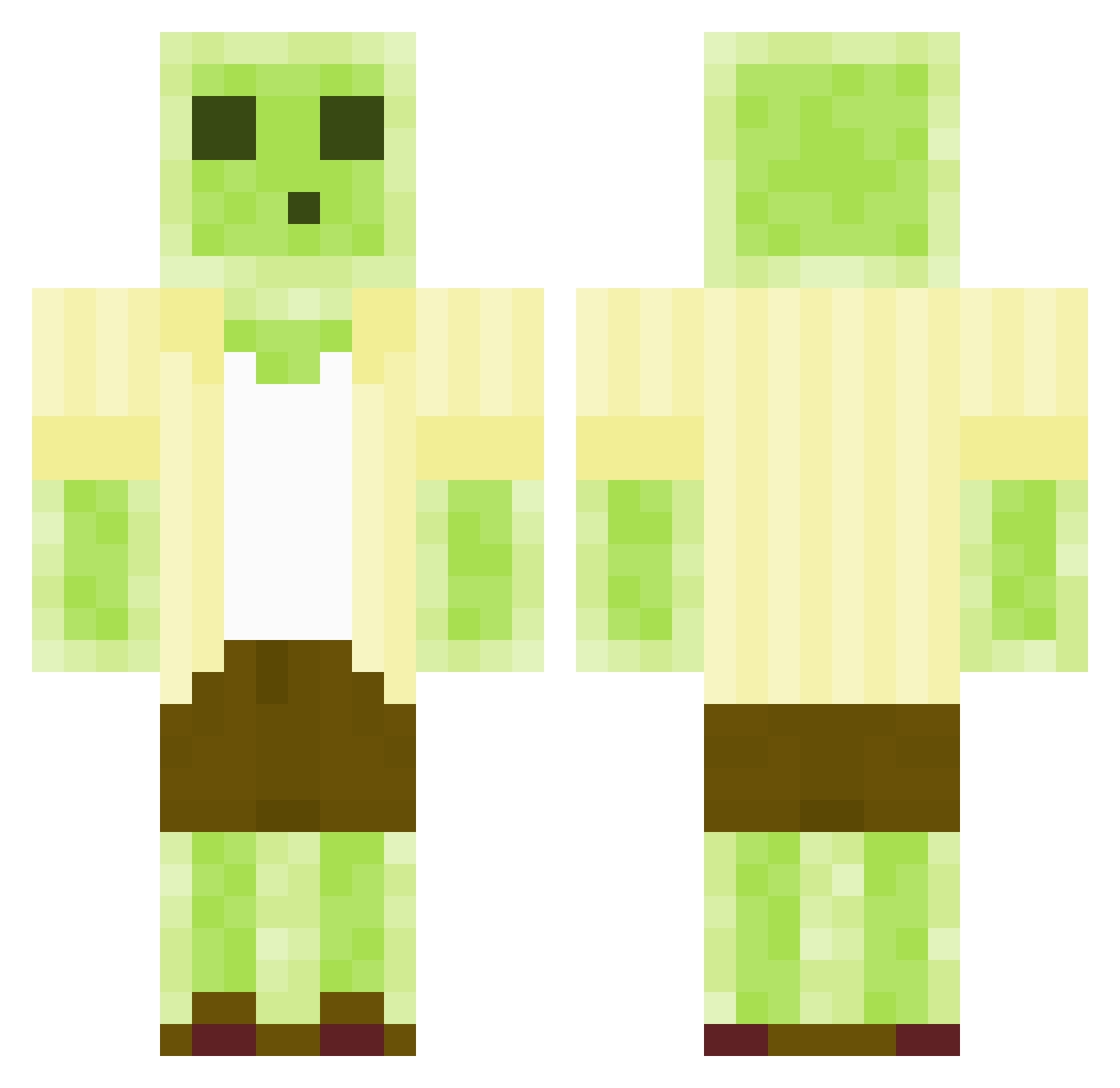 diegom111 Minecraft skin, front and back view