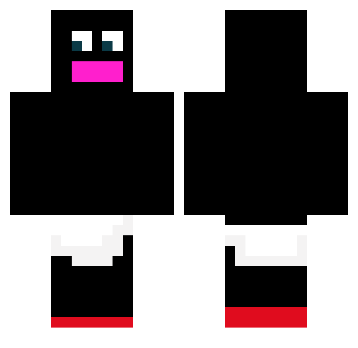 Cr8on2008 Minecraft skin, front and back view