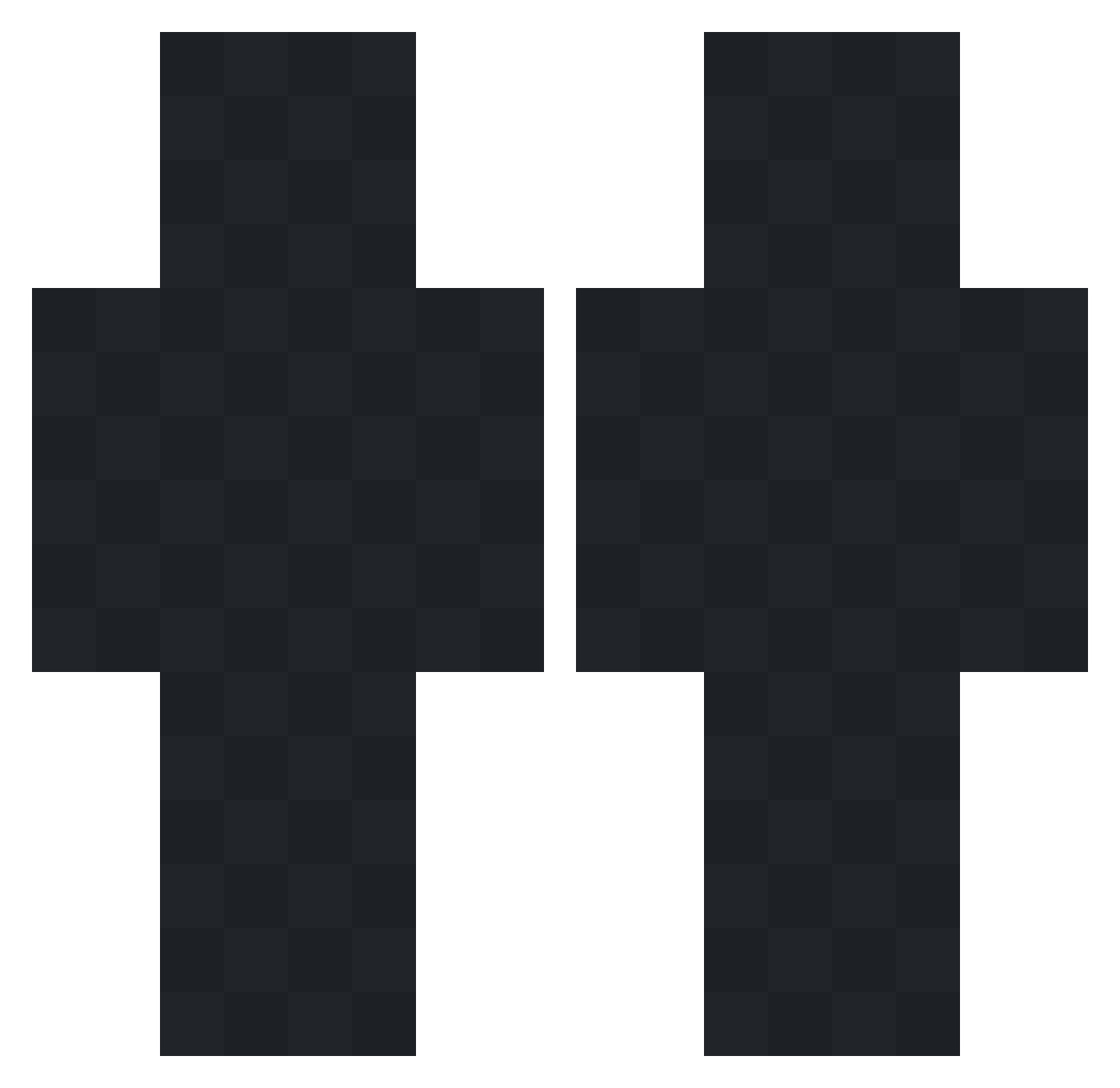 vonzmz Minecraft skin, front and back view