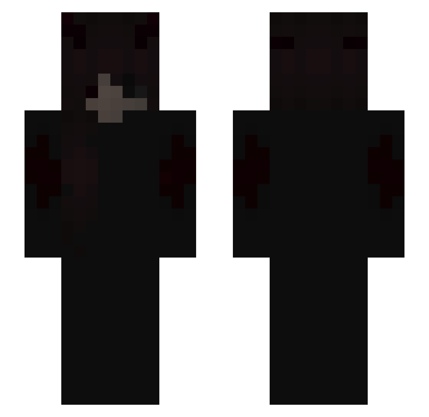 sereh Minecraft skin, front and back view