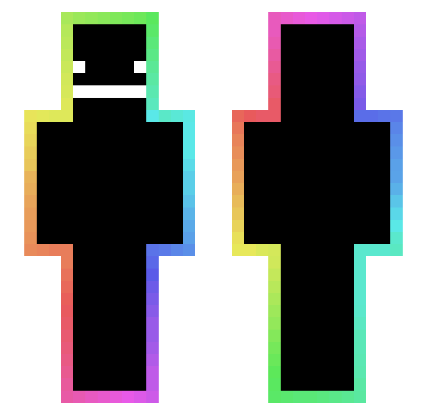 marmaladenbrot1 Minecraft skin, front and back view