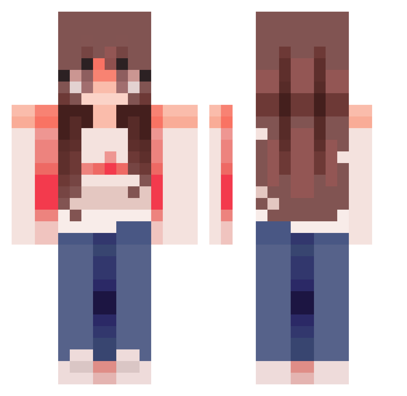 TheCoach2009 Minecraft skin, front and back view