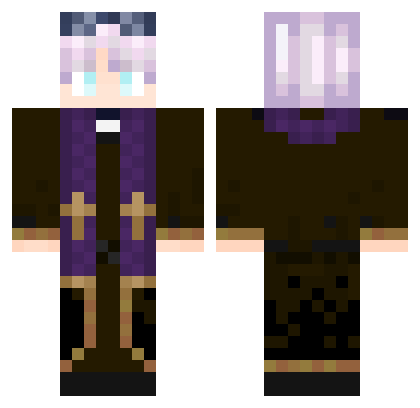 jeremmy1231 Minecraft skin, front and back view