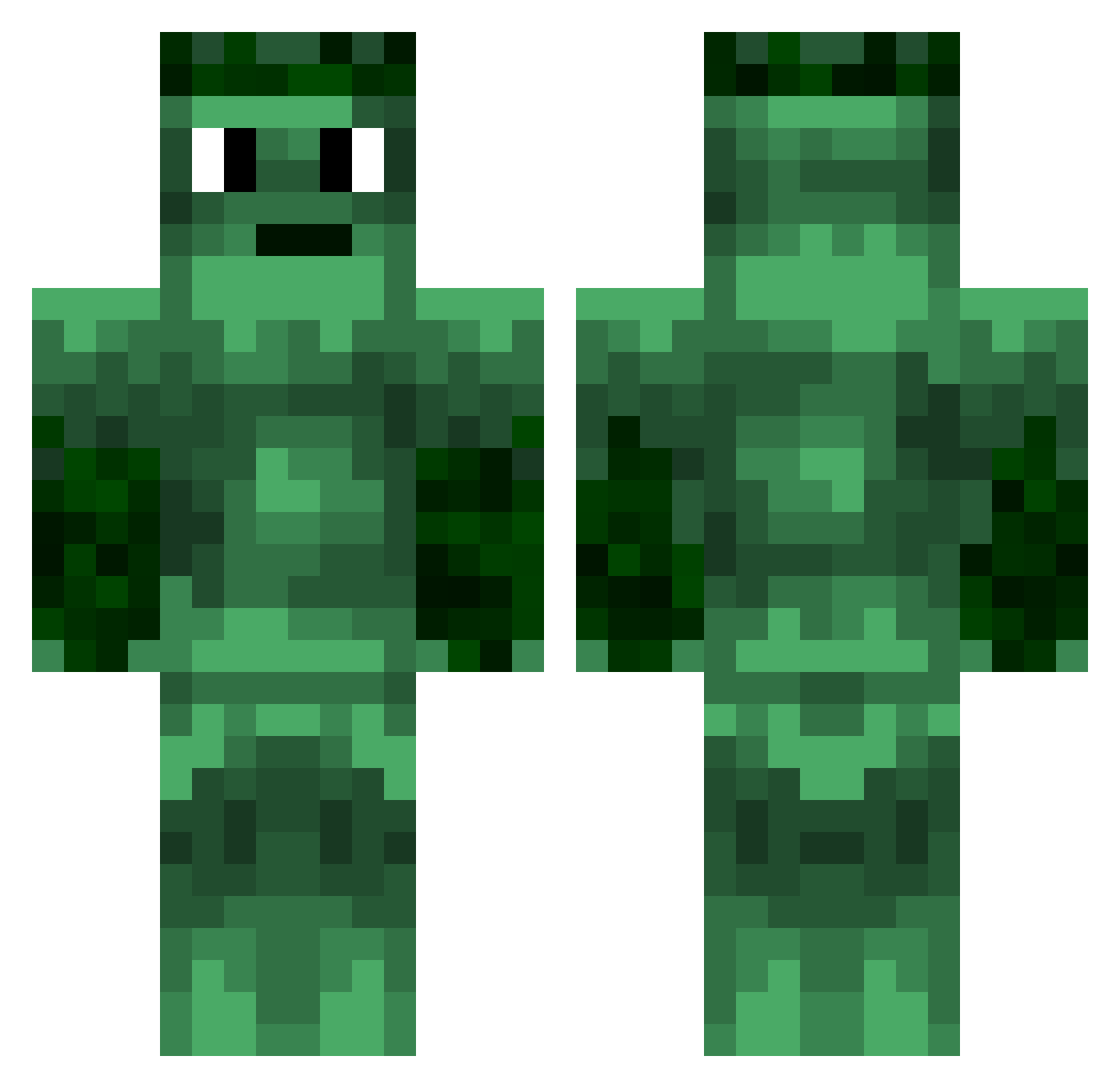 P1_Zuzanna Minecraft skin, front and back view