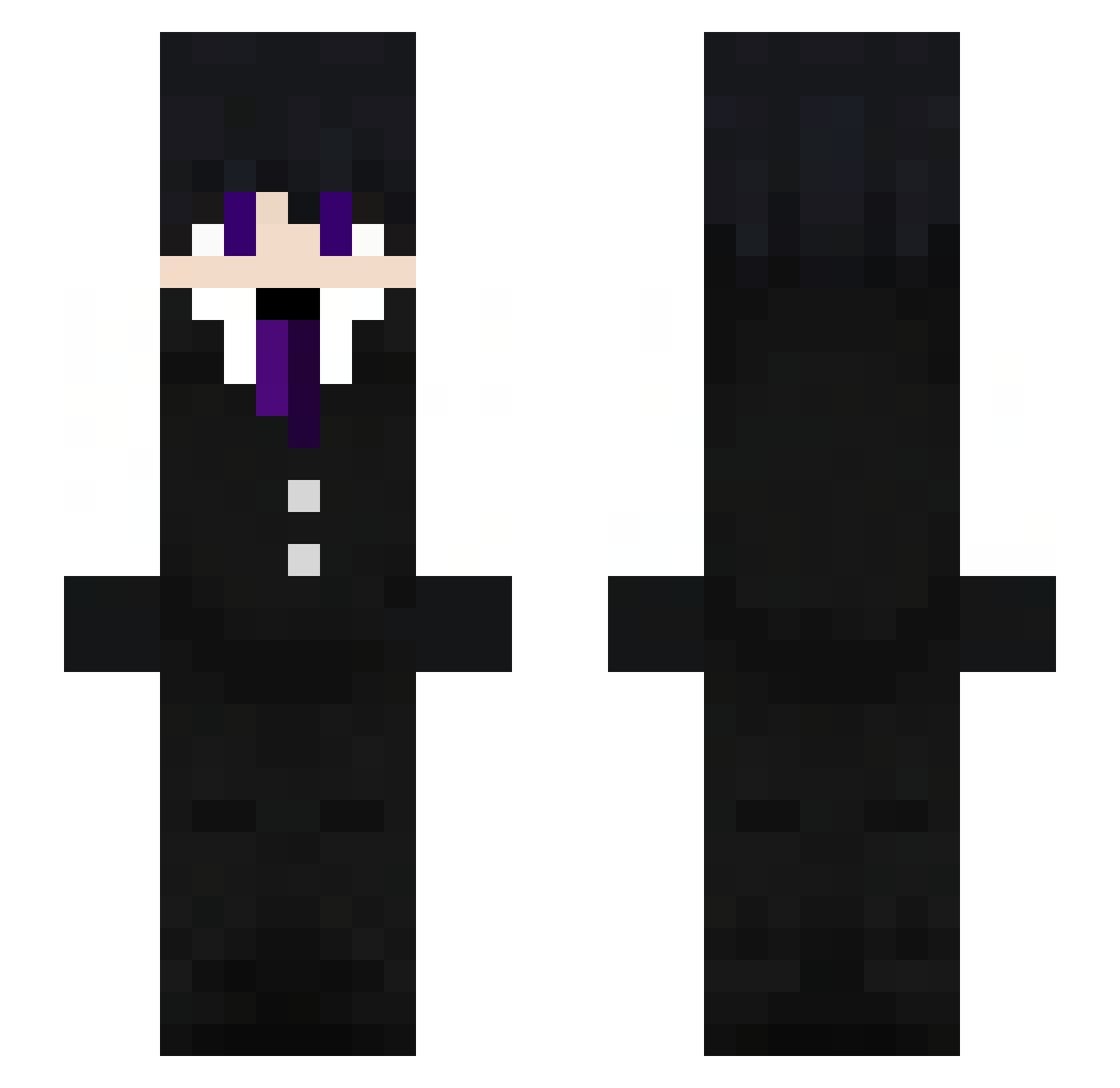AkatsukiIlin Minecraft skin, front and back view