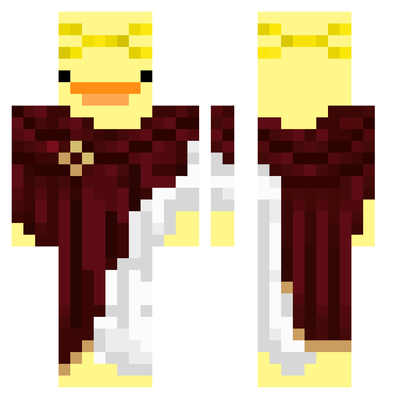 SmacznePiw0 Minecraft skin, front and back view