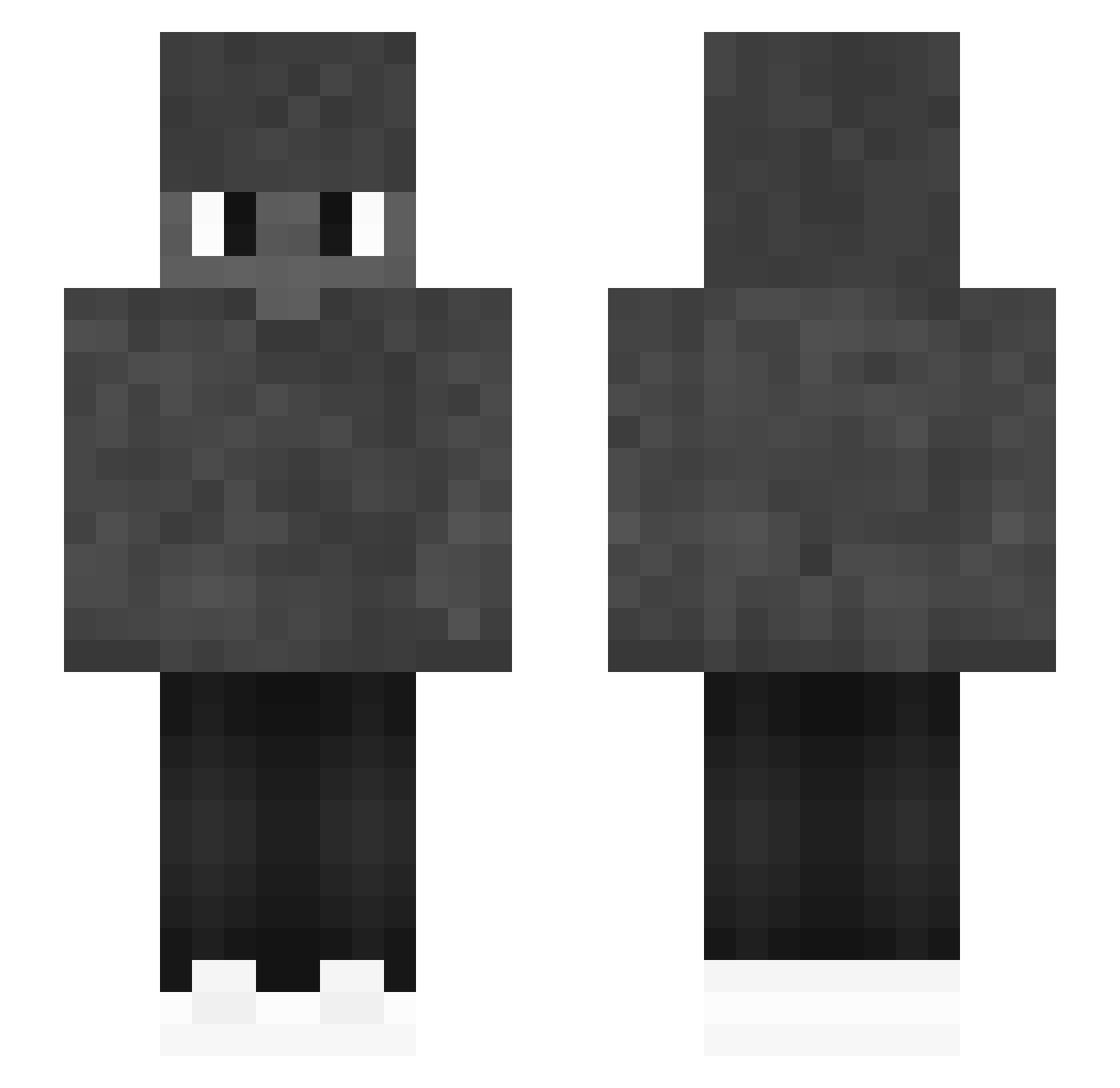 LeonardHamburg Minecraft skin, front and back view