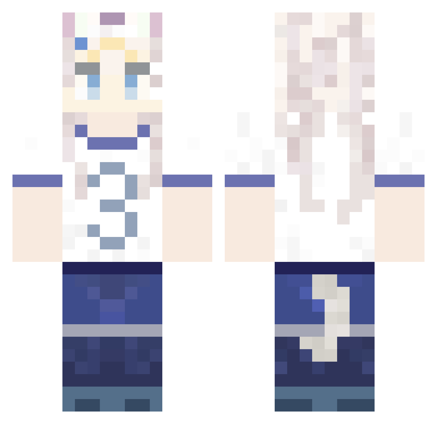 wTaco_Catw Minecraft skin, front and back view