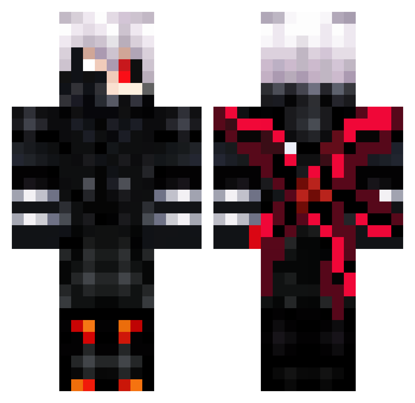 waitwaitwait1 Minecraft skin, front and back view