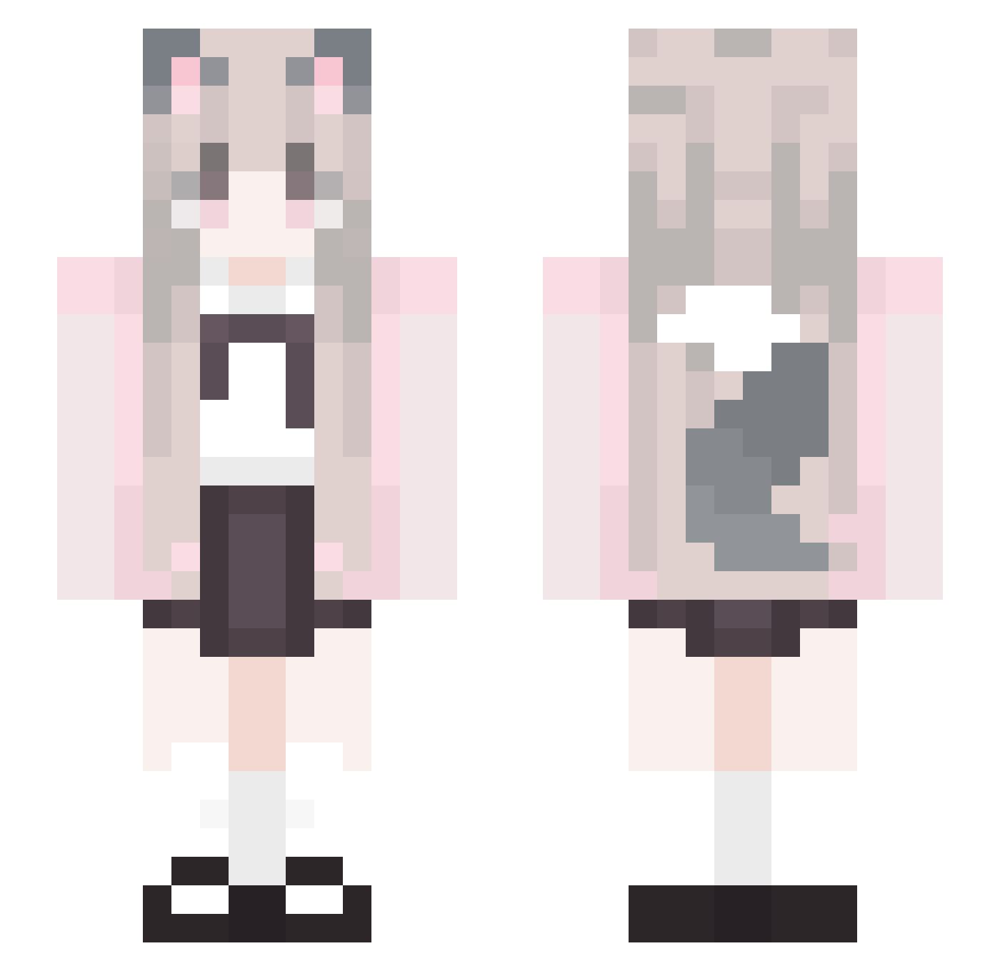 choi__ Minecraft skin, front and back view