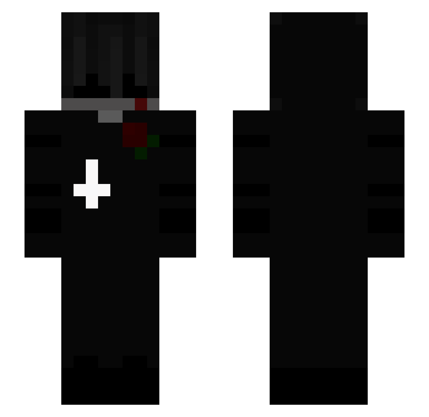 Starvationz_XY Minecraft skin, front and back view