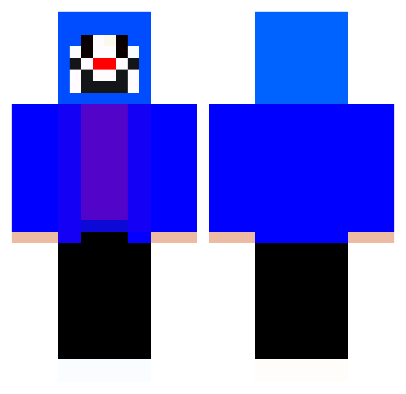 whdgnsyee Minecraft skin, front and back view