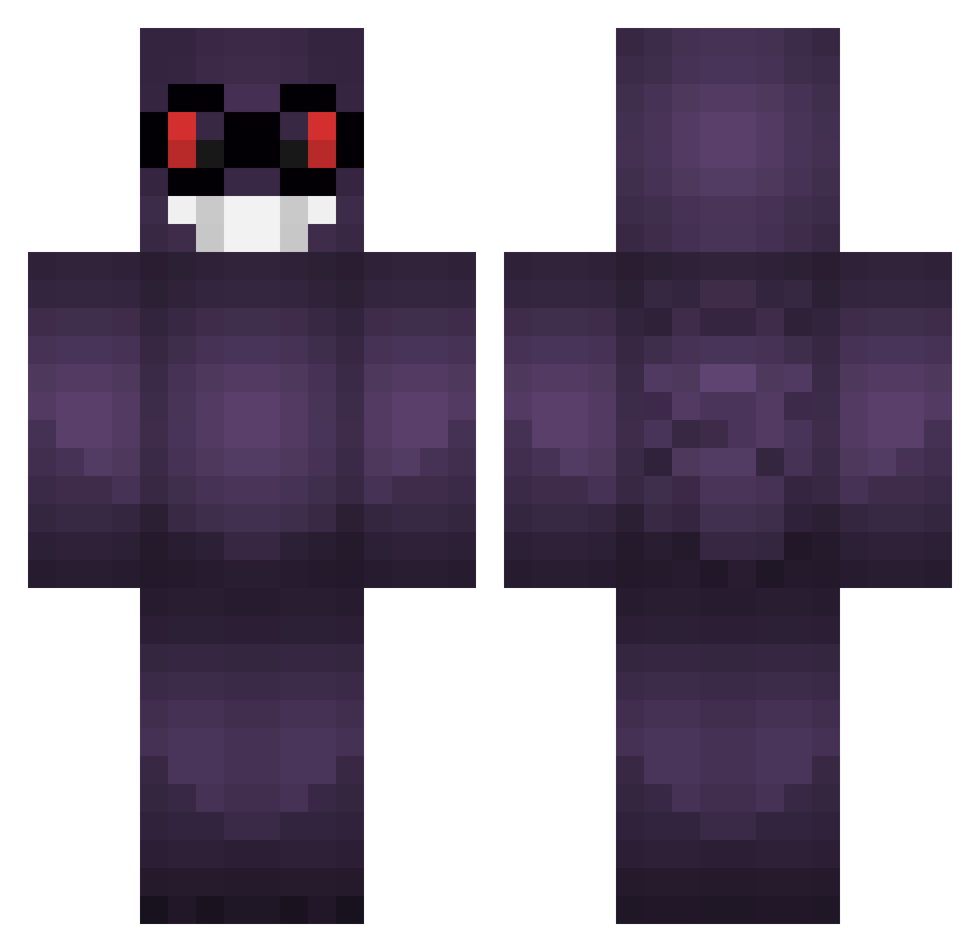 Arbuzkowy2137pl Minecraft skin, front and back view