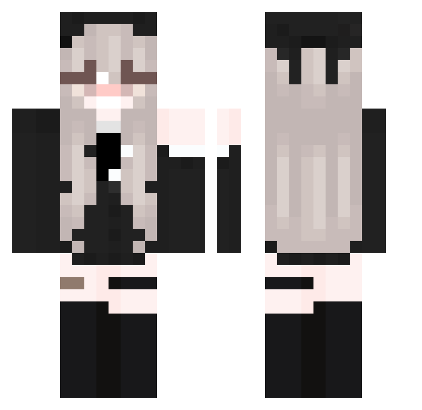 xuanli199 Minecraft skin, front and back view