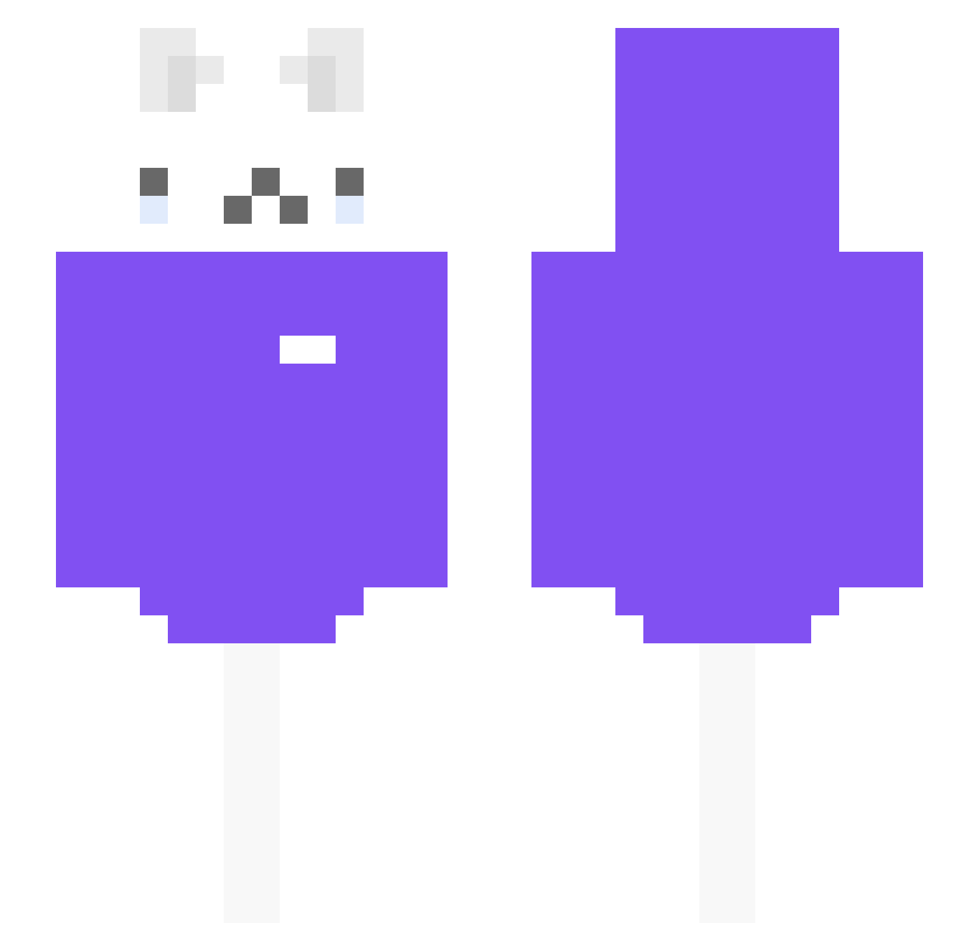 ValdemarasLT Minecraft skin, front and back view