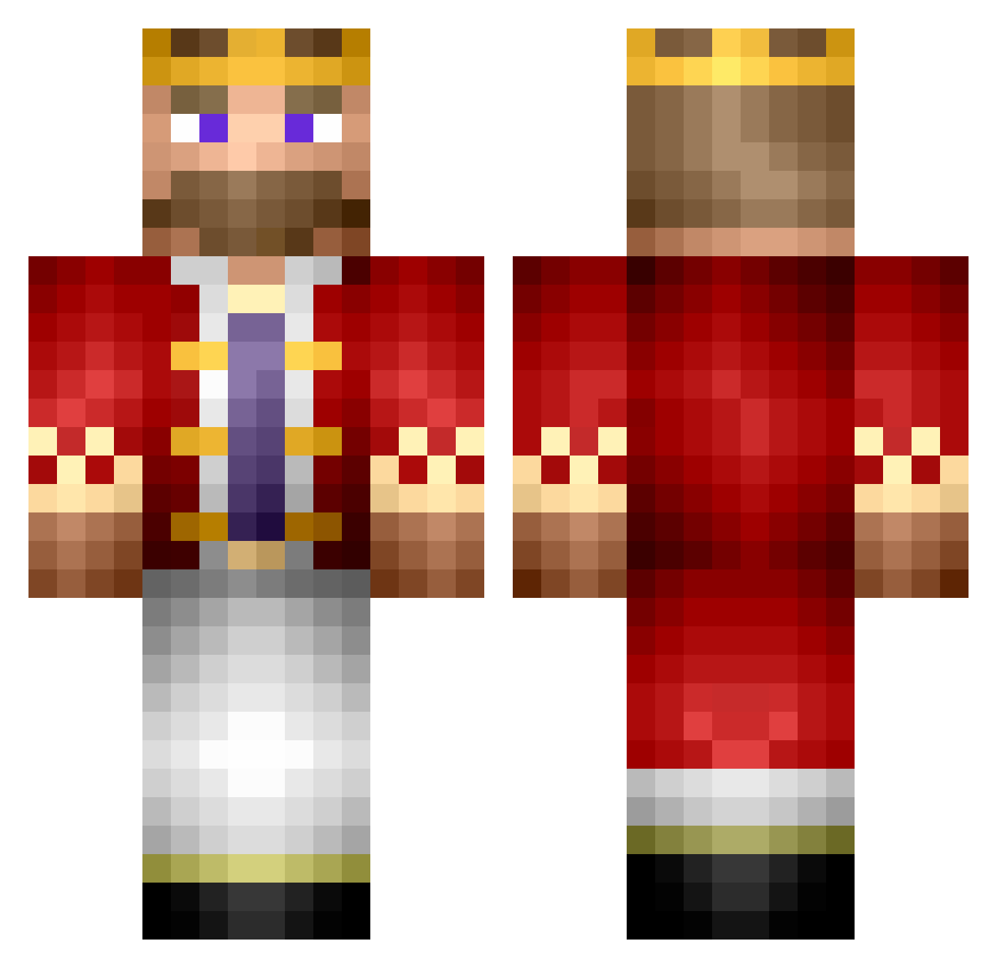 ScrUge__ Minecraft skin, front and back view