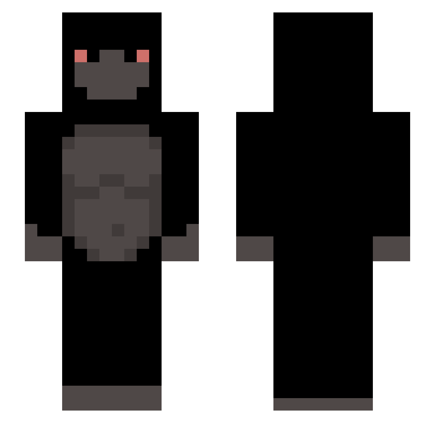 smietana1008 Minecraft skin, front and back view